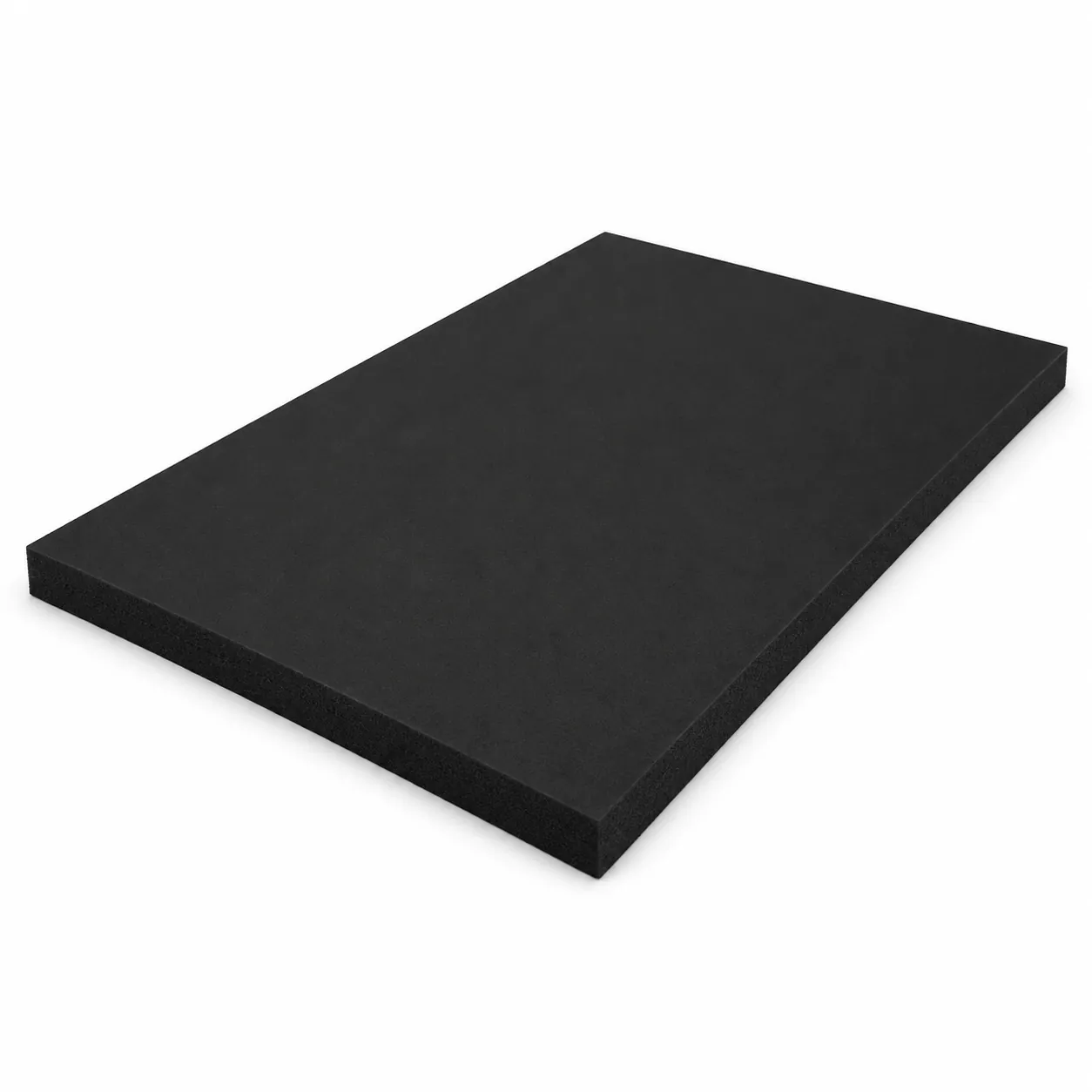 Solid black high-density EVA foam sheet