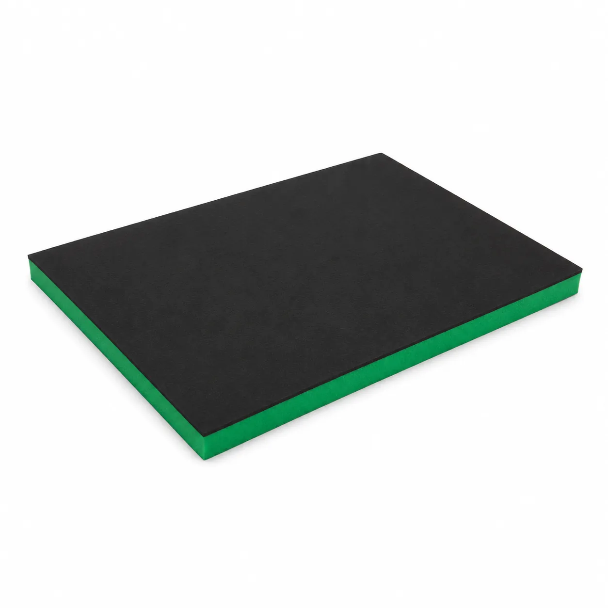 Black and green two-tone EVA foam sheet