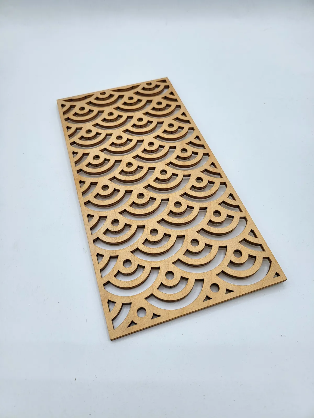 Laser-cut wave screen, laser work by Spark Fabrication in Richmond, BC
